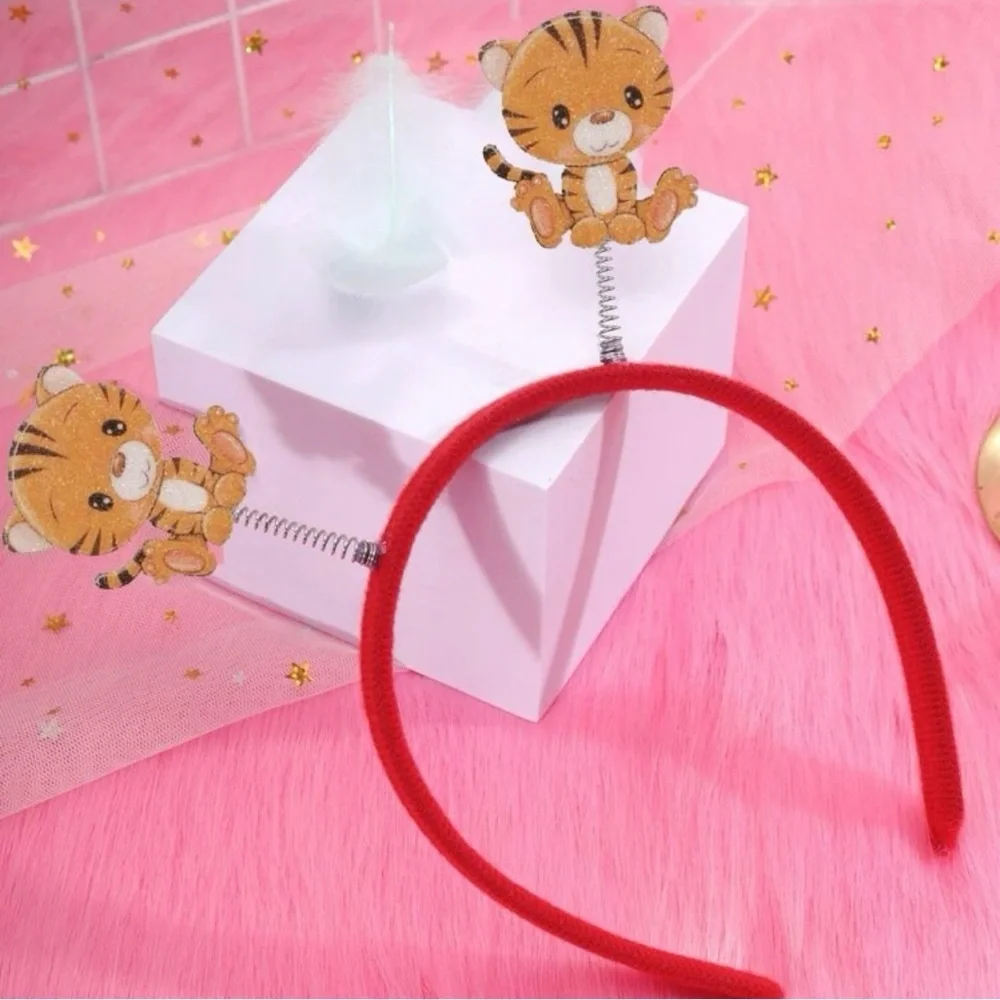 New Adorable Tiger Headband, Cartoon Tiger